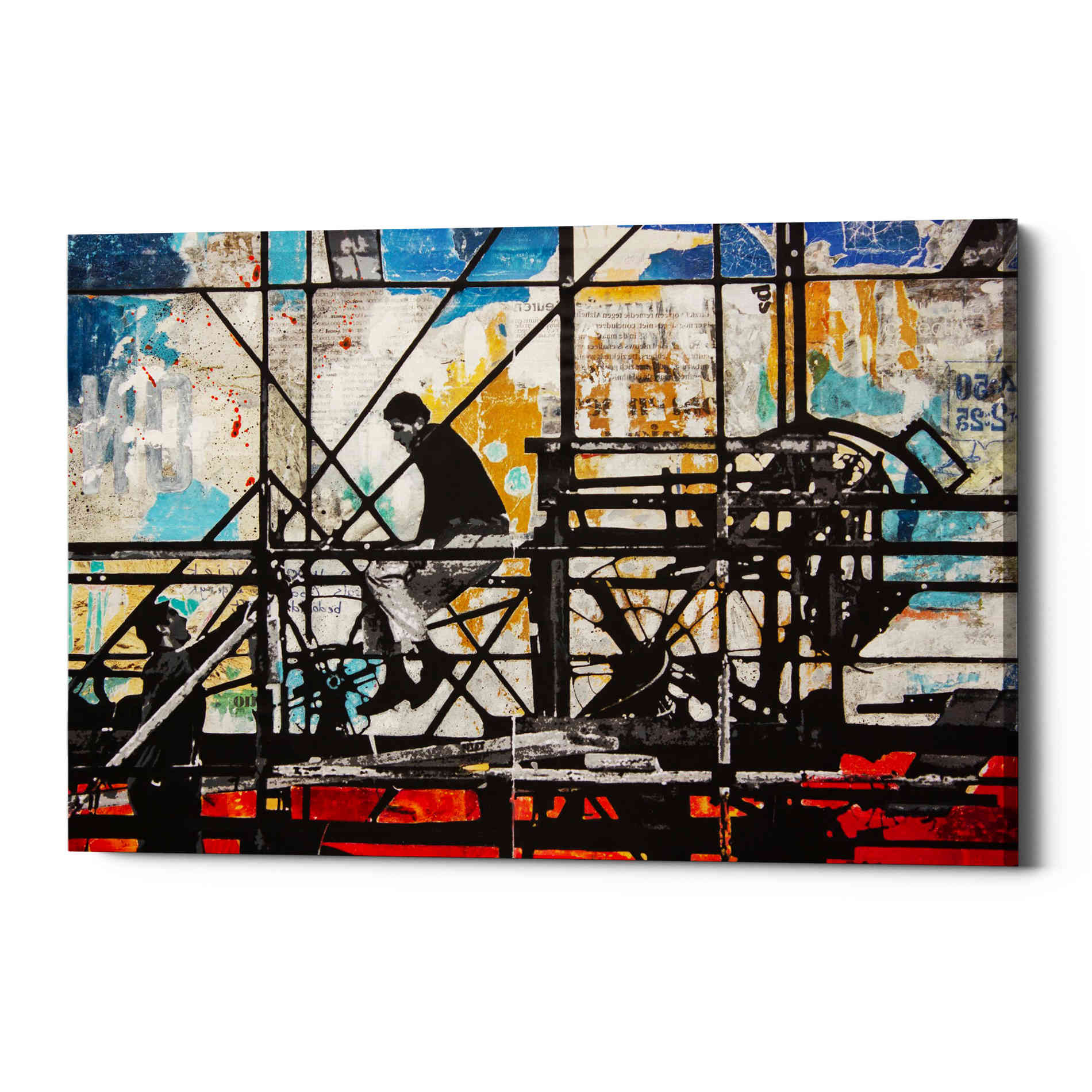 'FOUR CORNERS' by DB Waterman, Giclee Canvas Wall Art