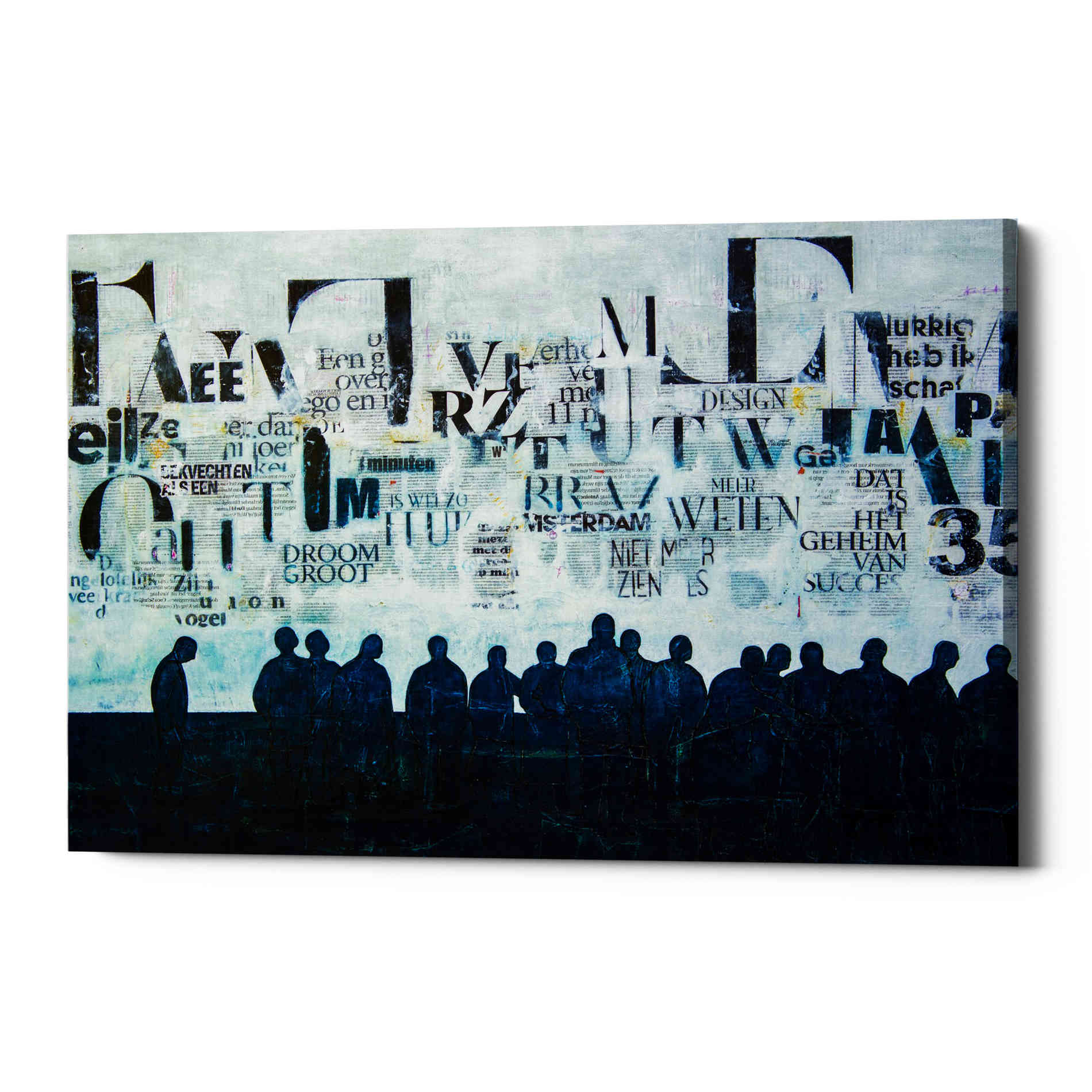 'TOWARDS TOGETHER' by DB Waterman, Giclee Canvas Wall Art
