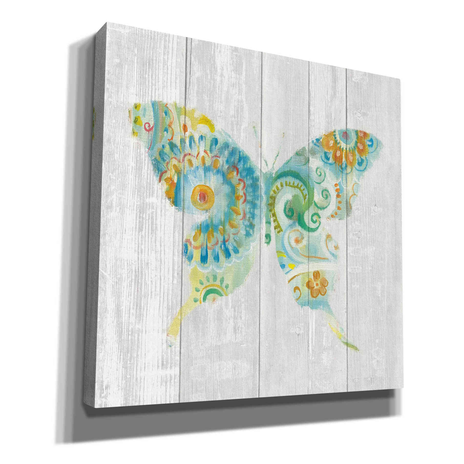 'Spring Dream Paisley IX' by Danhui Nai, Canvas Wall Art,Size 1 Sqaure