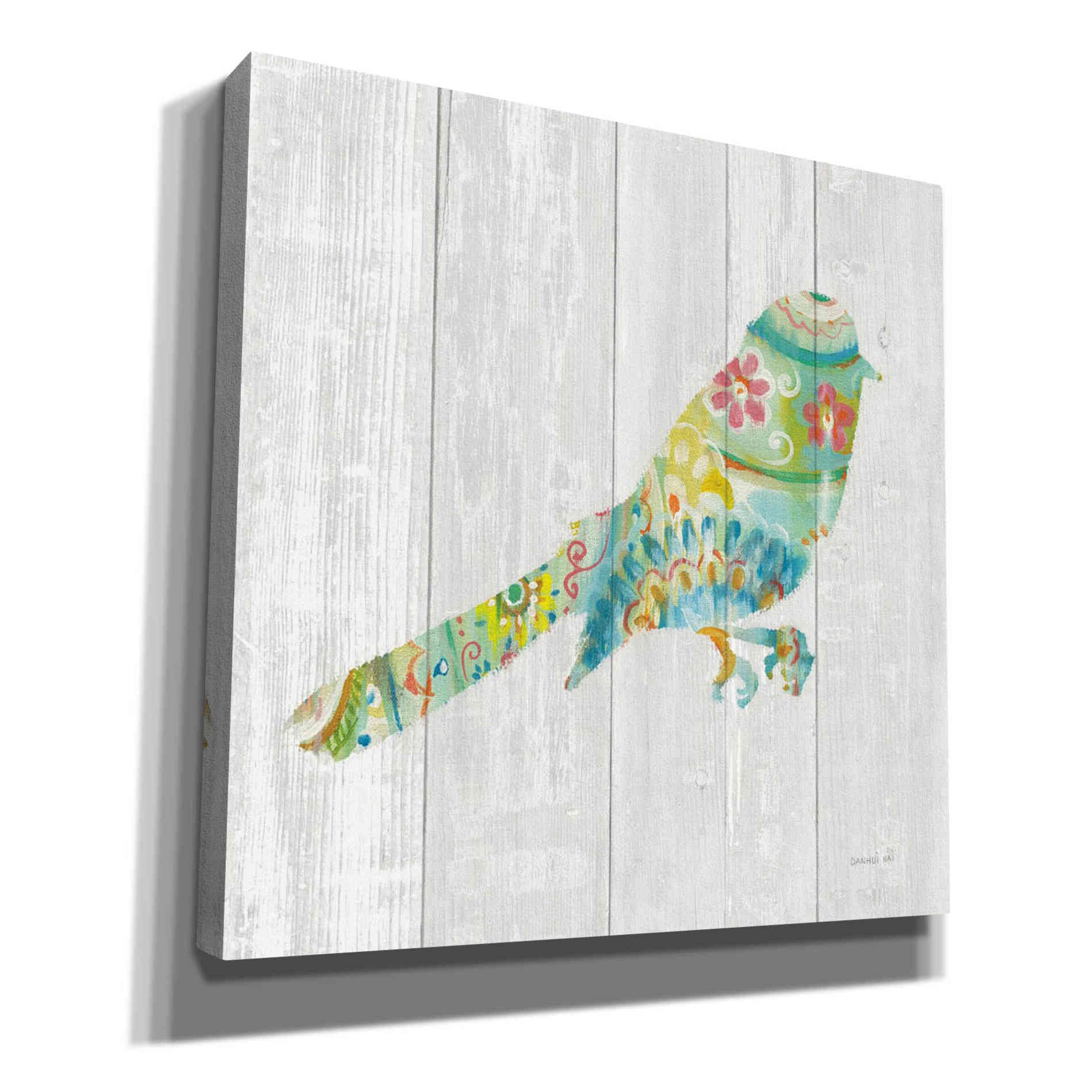 'Spring Dream Paisley X' by Danhui Nai, Canvas Wall Art,Size 1 Sqaure