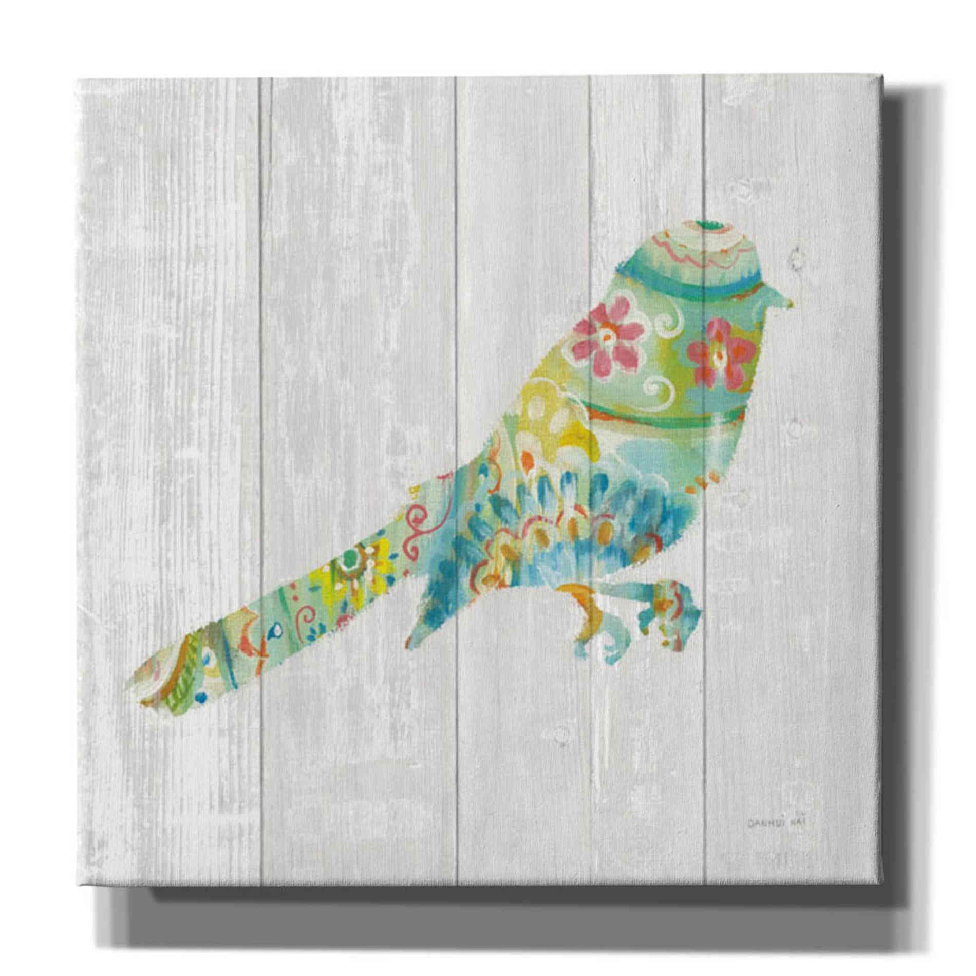 'Spring Dream Paisley X' by Danhui Nai, Canvas Wall Art,Size 1 Sqaure