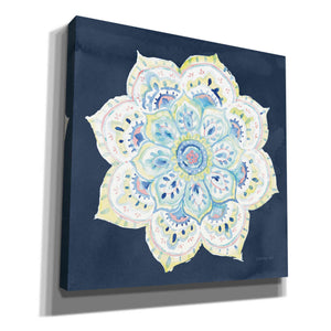 'Jaipur VI Navy' by Danhui Nai, Canvas Wall Art,Size 1 Sqaure