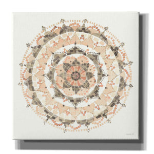 'Blush Mandala' by Danhui Nai, Canvas Wall Art,Size 1 Sqaure
