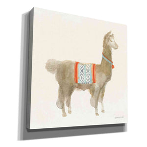 'Festive Llama III' by Danhui Nai, Canvas Wall Art,Size 1 Sqaure