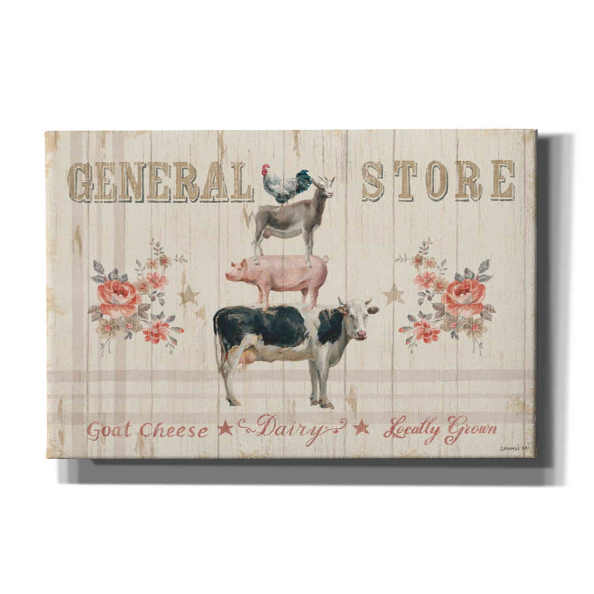 'Farm Patchwork I' by Danhui Nai, Canvas Wall Art,Size A Landscape