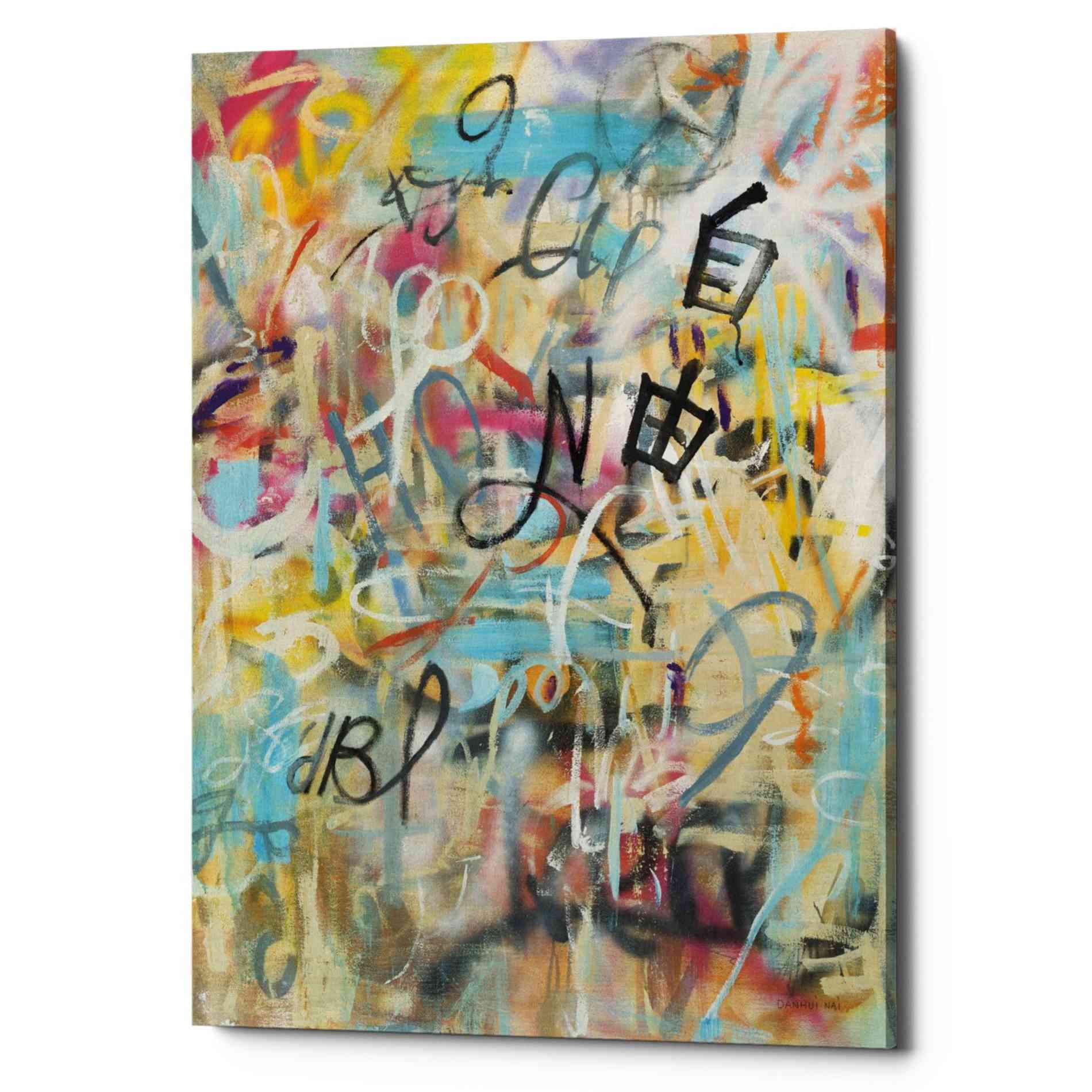 'Graffiti Freedom' by Danhui Nai, Canvas Wall Art