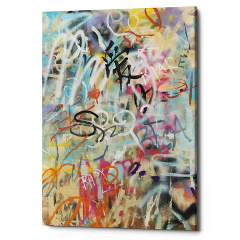 Image of 'Graffiti Love' by Danhui Nai, Canvas Wall Art