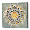 'Mandala Delight I Yellow Grey' by Danhui Nai, Canvas Wall Art