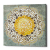'Mandala Delight IV Yellow Grey' by Danhui Nai, Canvas Wall Art