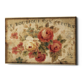 'Parisian Flowers III' by Danhui Nai, Canvas Wall Art
