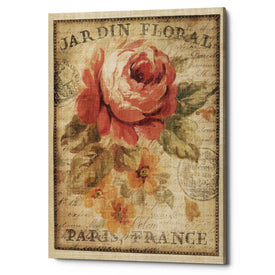 'Parisian Flowers II' by Danhui Nai, Canvas Wall Art