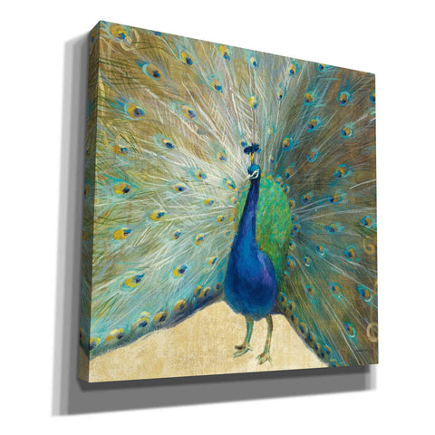 Image of 'Blue Peacock' by Danhui Nai, Canvas Wall Art