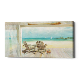 'Seaside Morning 2' by Danhui Nai, Canvas Wall Art