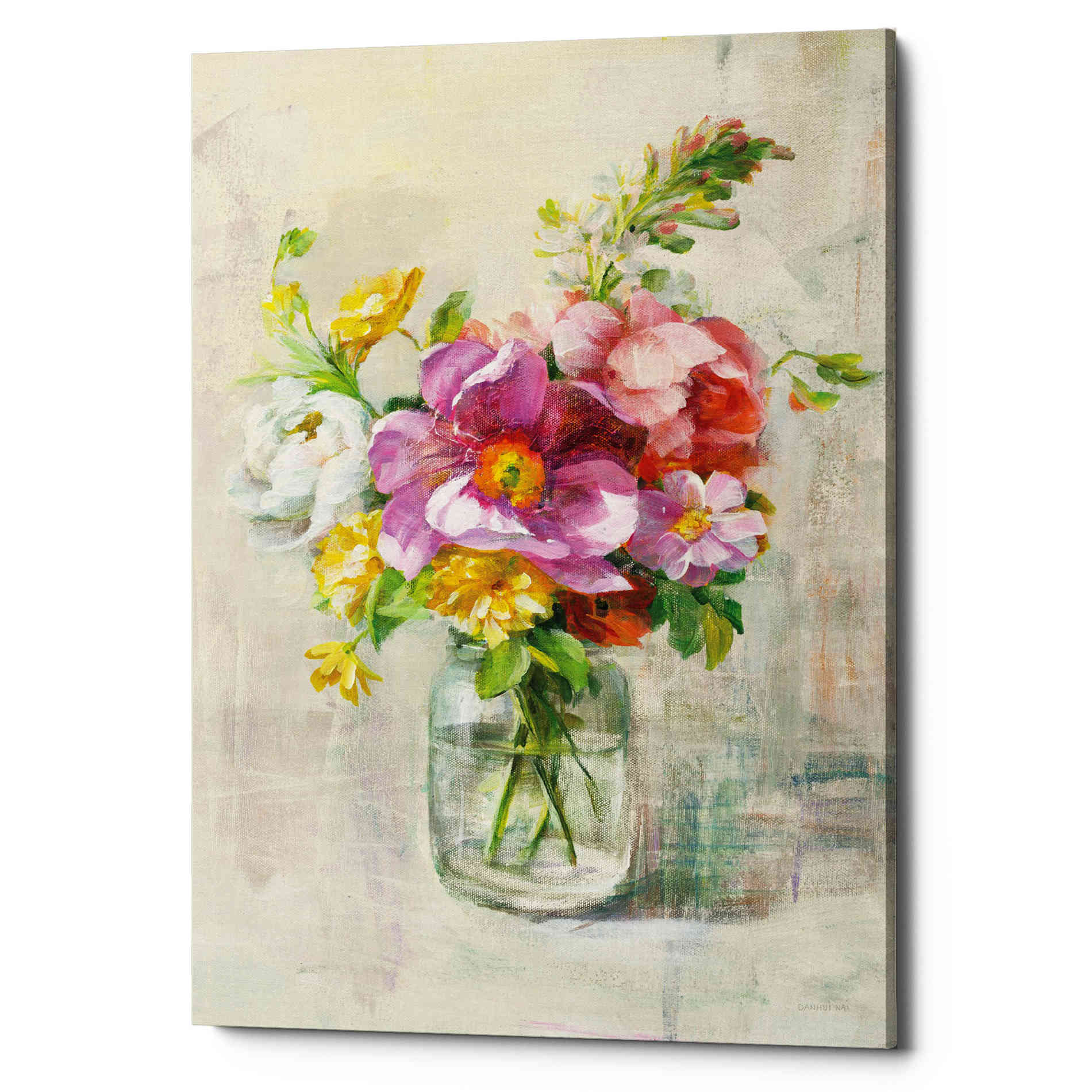 'Summer Treasures II Crop' by Danhui Nai, Canvas Wall Art