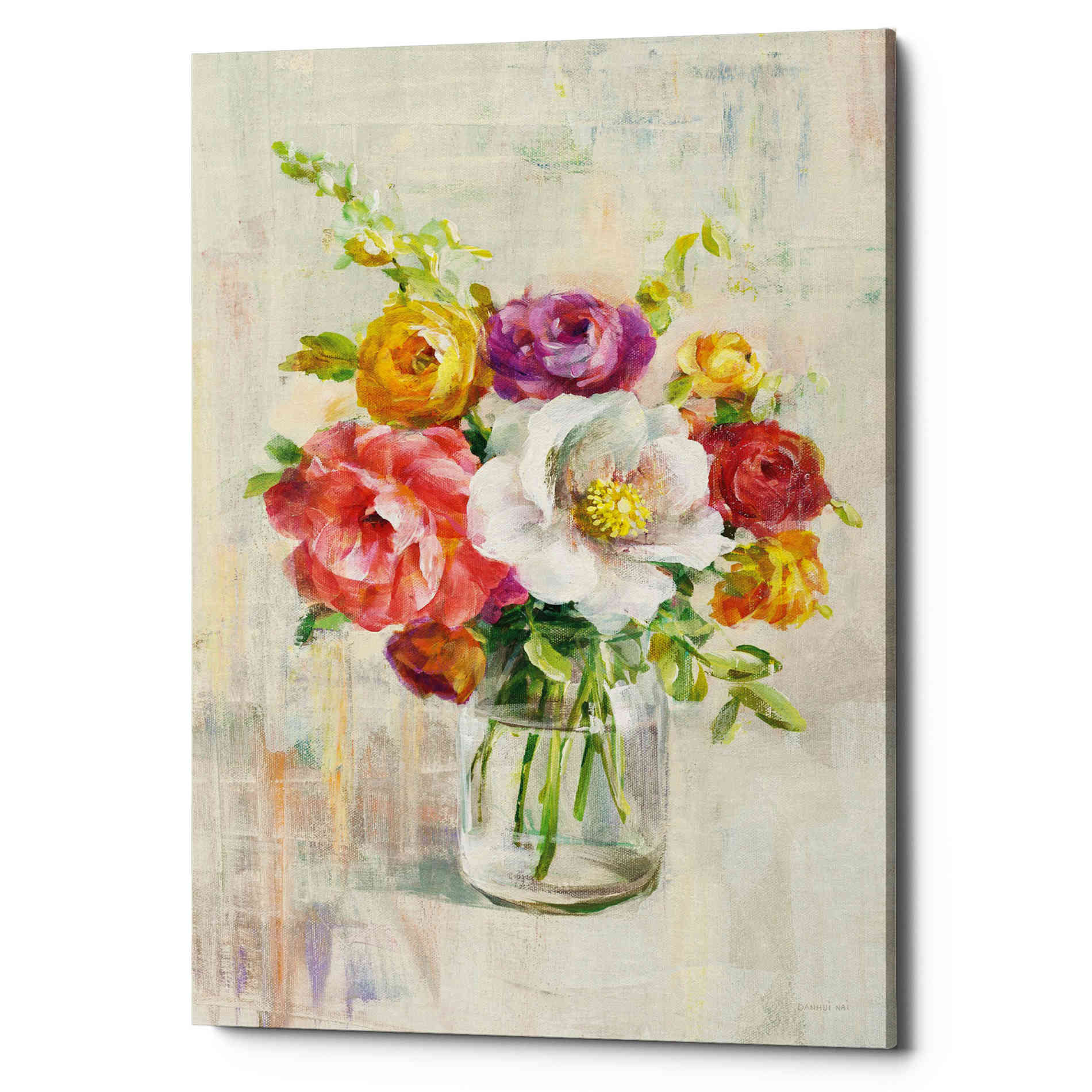 'Summer Treasures I Crop' by Danhui Nai, Canvas Wall Art