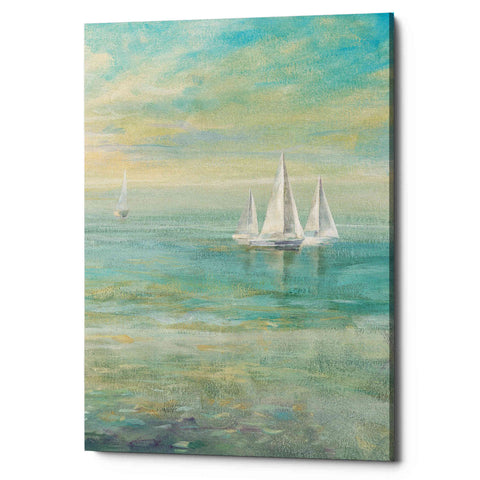 Image of 'Sunrise Sailboats II' by Danhui Nai, Canvas Wall Art