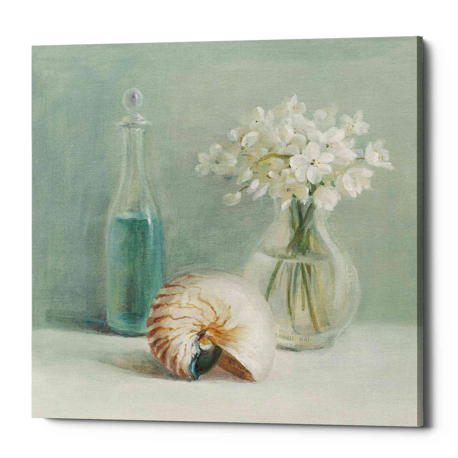 'White Flower Spa' by Danhui Nai, Canvas Wall Art