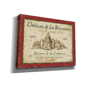 'French Wine Label I' by Daphne Brissonet, Canvas Wall Art