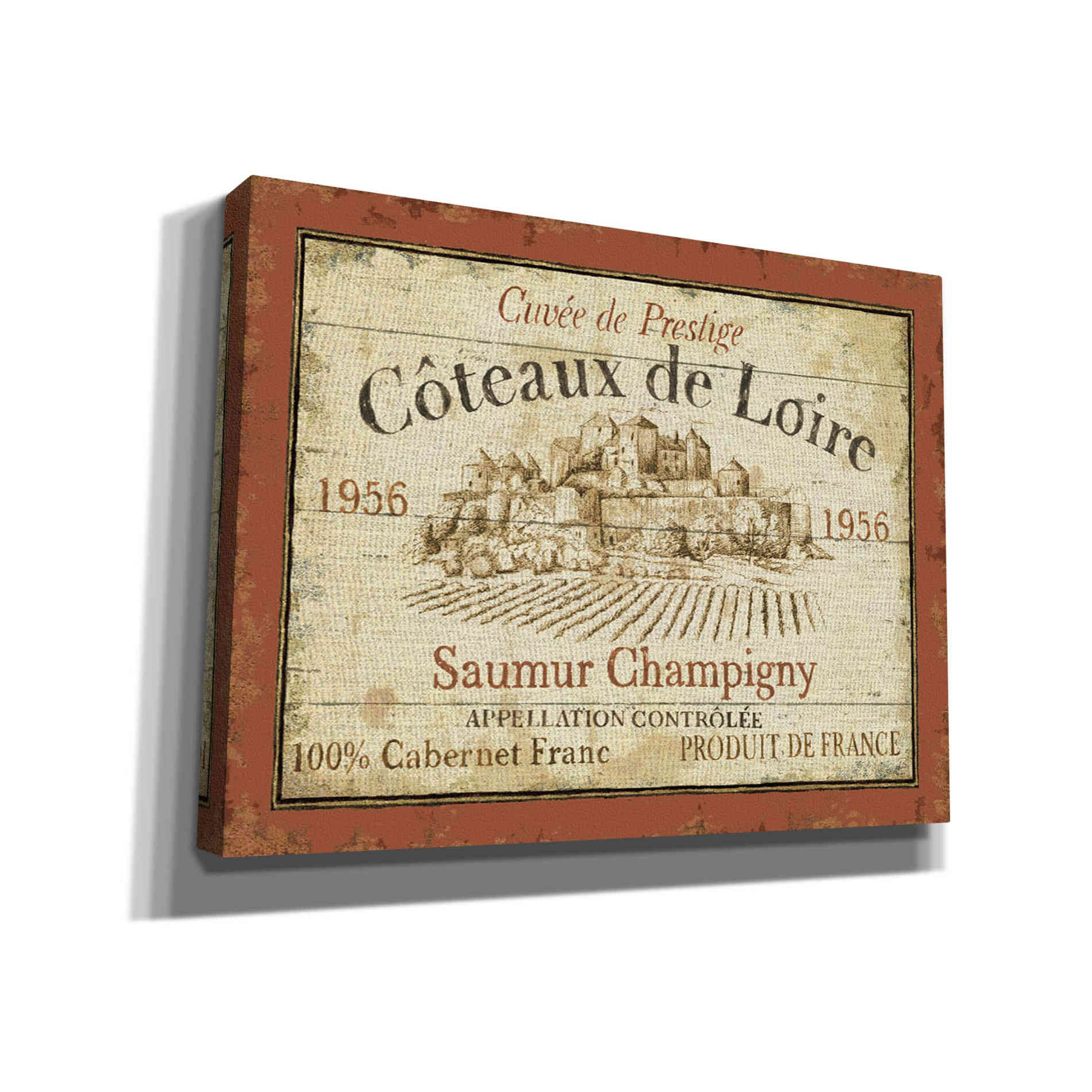 'French Wine Label II' by Daphne Brissonet, Canvas Wall Art