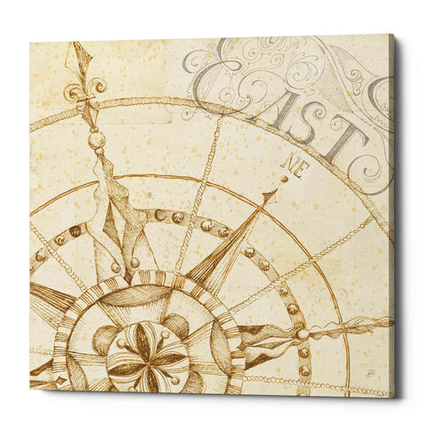 Image of 'Coast to Coast Sepia III' by Daphne Brissonet, Canvas Wall Art