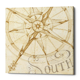 'Coast to Coast Sepia II' by Daphne Brissonet, Canvas Wall Art