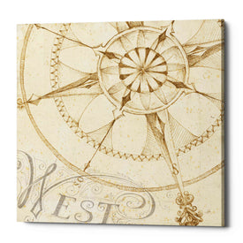 'Coast to Coast Sepia IV' by Daphne Brissonet, Canvas Wall Art