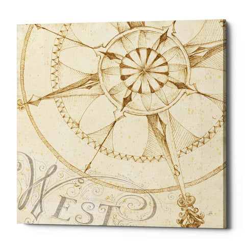 Image of 'Coast to Coast Sepia IV' by Daphne Brissonet, Canvas Wall Art