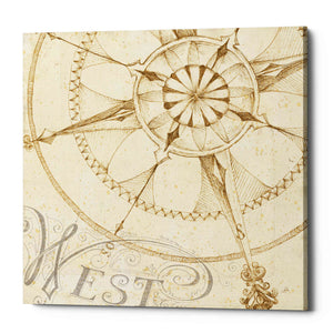 'Coast to Coast Sepia IV' by Daphne Brissonet, Canvas Wall Art