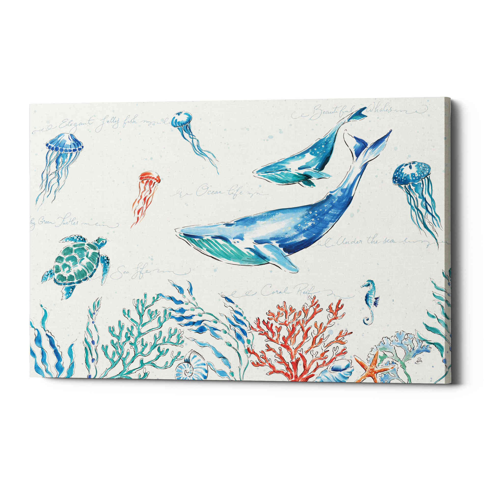 'Maritime I' by Daphne Brissonet, Canvas Wall Art