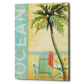 'Ocean Beach II' by Daphne Brissonet, Canvas Wall Art