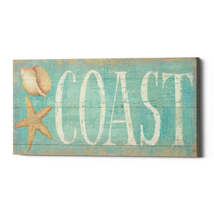 'Pastel Coast' by Daphne Brissonet, Canvas Wall Art