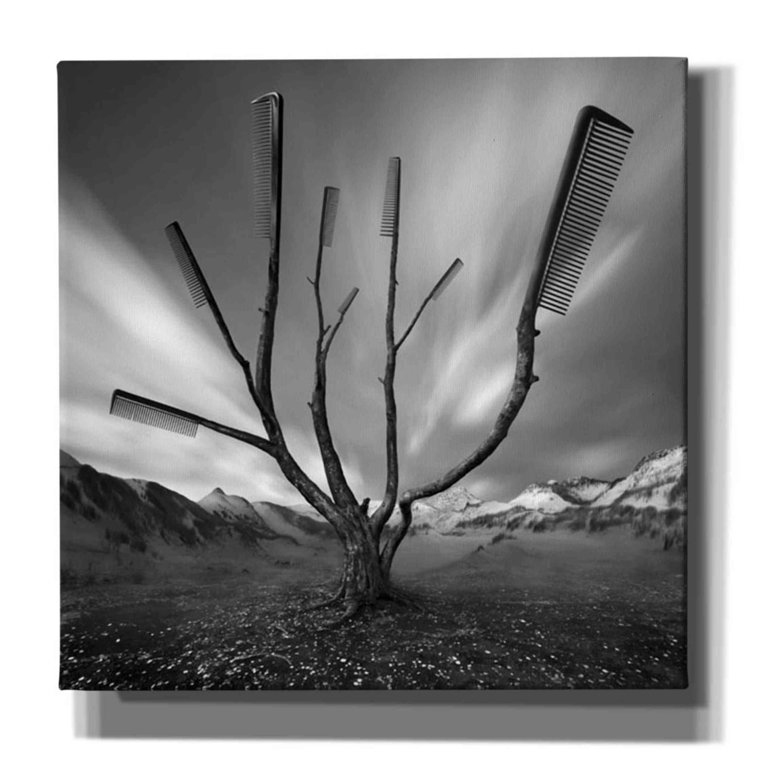 'Dandruff Tree' by Dariusz Klimczak, Canvas Wall Art