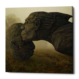 'Mother's Kiss' by Dariusz Klimczak, Canvas Wall Art