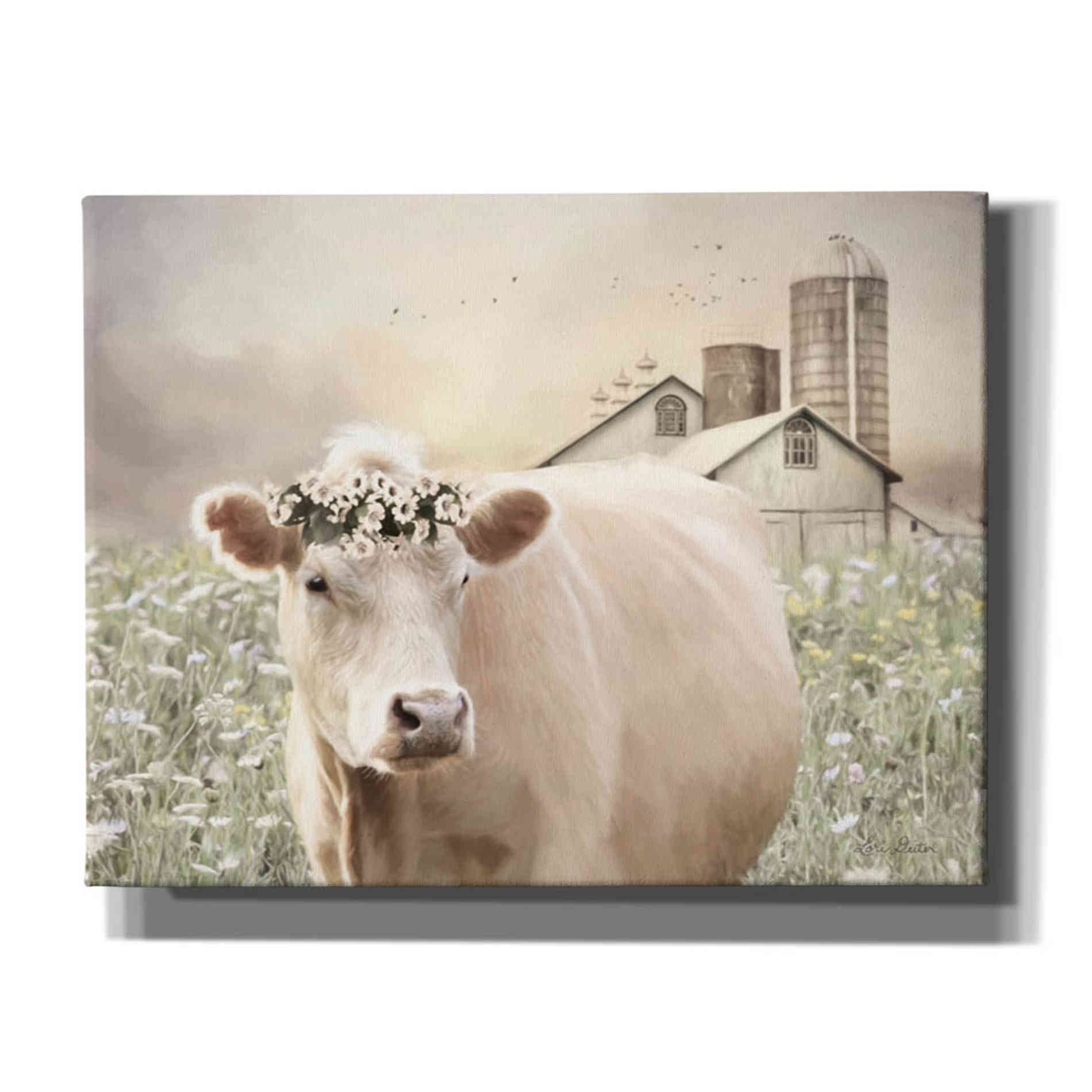 'Sweet Lady' by Lori Deiter, Canvas Wall Art,Size B Landscape