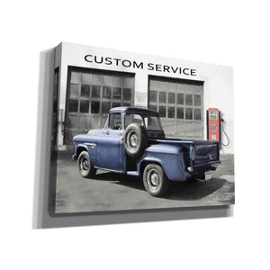 'Gulf Service Station' by Lori Deiter, Canvas Wall Art,Size B Landscape