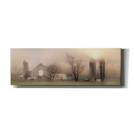 'Old Stone Barn' by Lori Deiter, Canvas Wall Art,Size 3 Landscape
