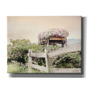'Flower Wagon' by Lori Deiter, Canvas Wall Art,Size B Landscape