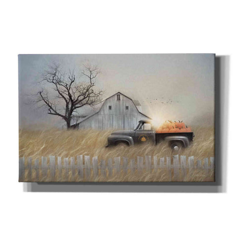 Image of 'Fall Pumpkin Harvest' by Lori Deiter, Canvas Wall Art,Size A Landscape