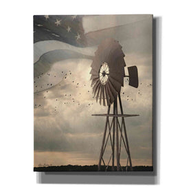 'Land That I Love Windmill I' by Lori Deiter, Canvas Wall Art,Size B Portrait