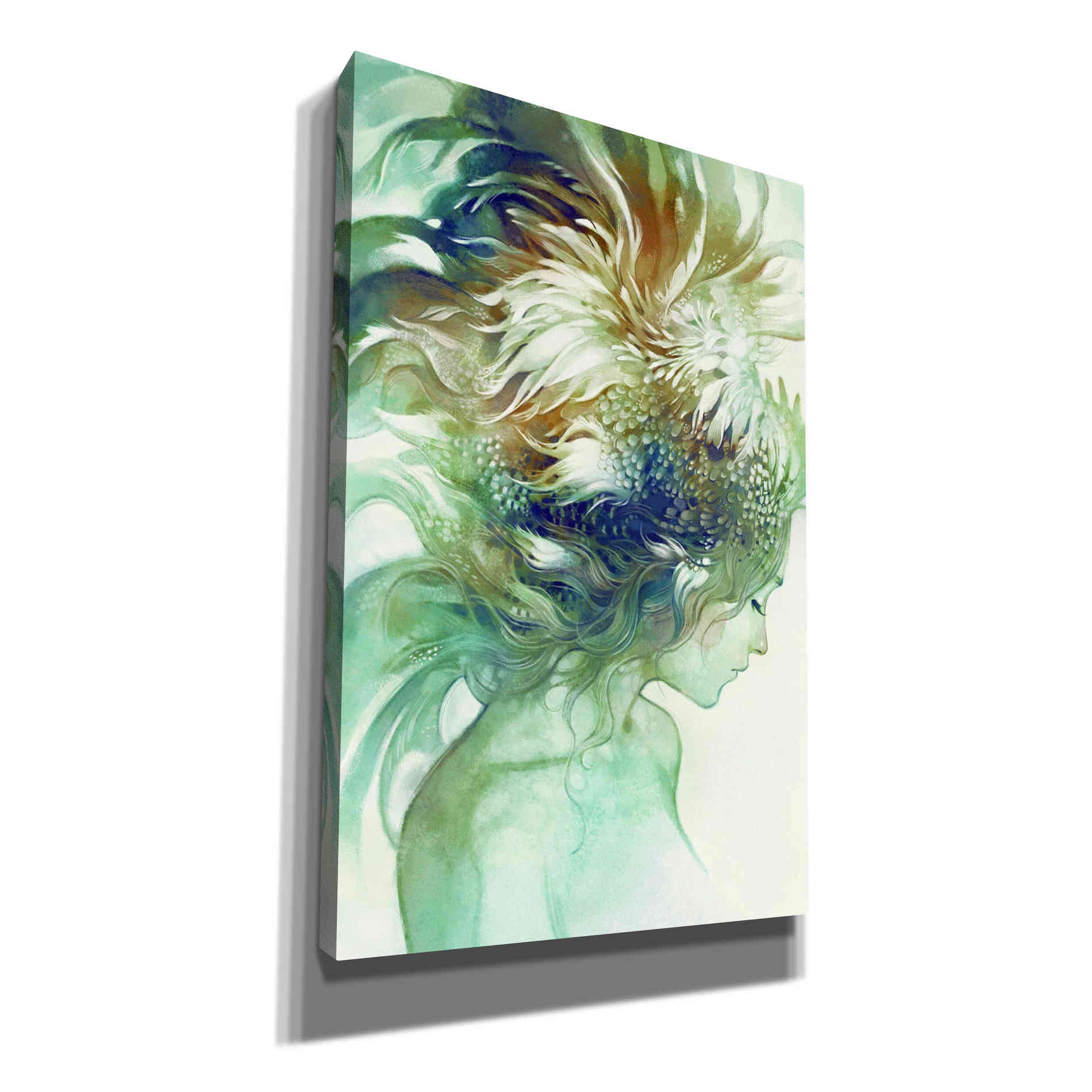'Comb' by Anna Dittman, Canvas Wall Art,Size A Portrait