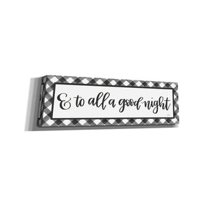 'To All a Good Night' by Imperfect Dust, Giclee Canvas Wall Art