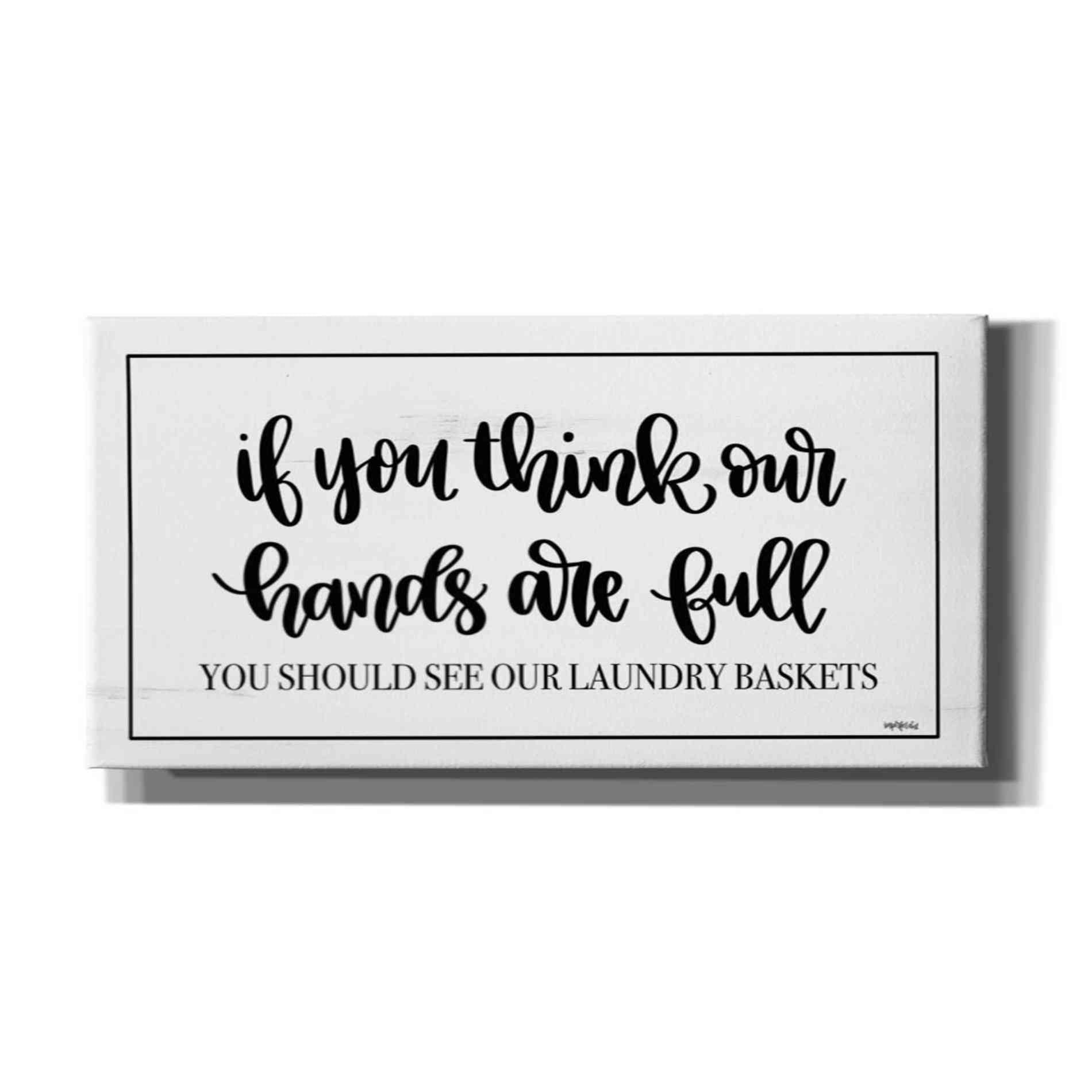 'Laundry Baskets' by Imperfect Dust, Giclee Canvas Wall Art
