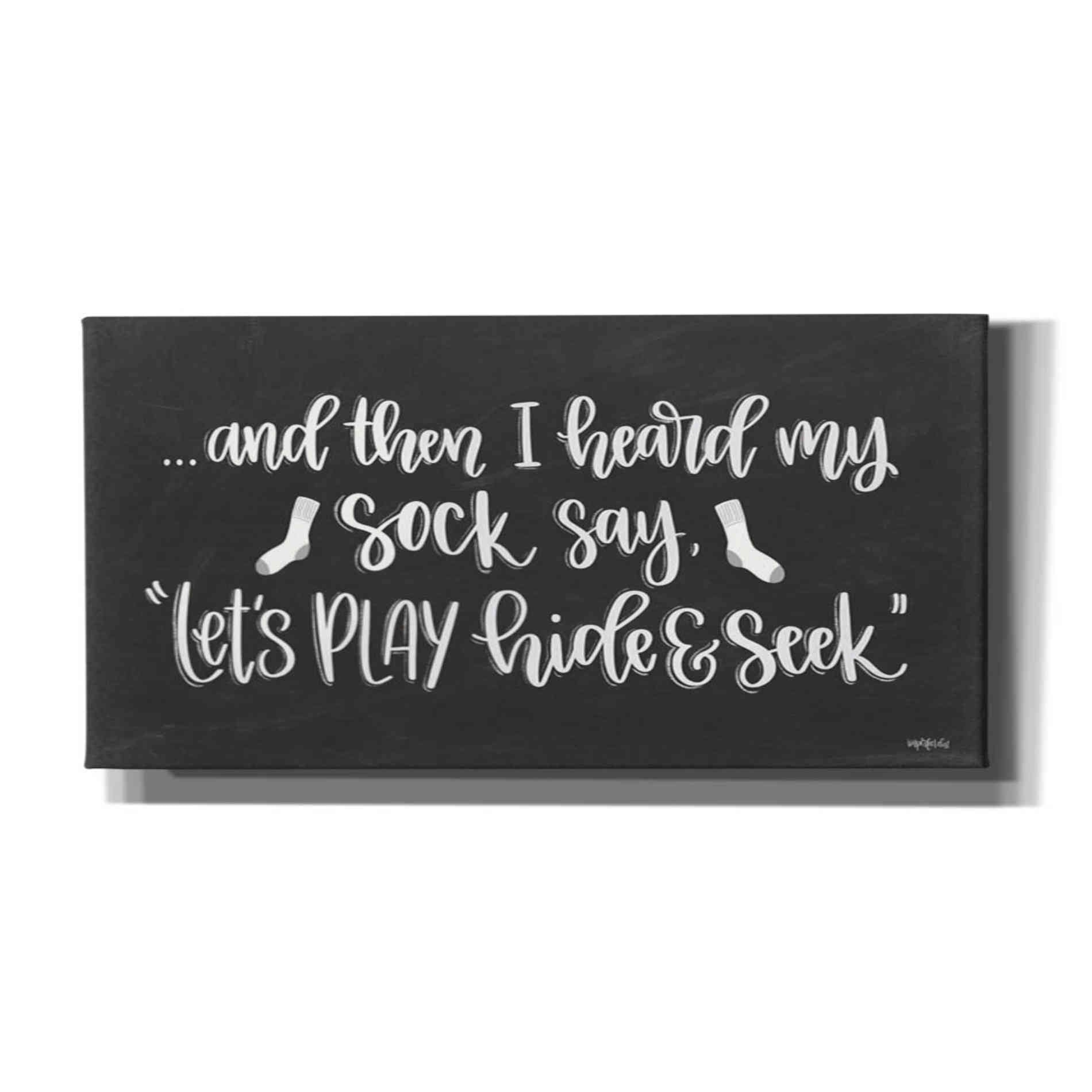 'Sock Seek II' by Imperfect Dust, Giclee Canvas Wall Art