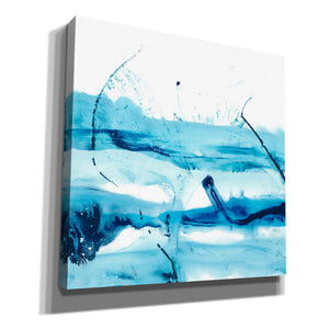 'Blue Currents III' by Ethan Harper, Canvas Wall Art,Size 1 Square
