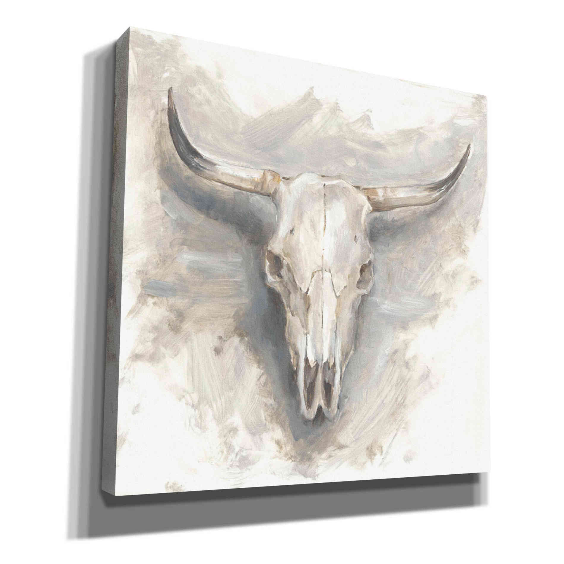 'Cattle Mount I' by Ethan Harper, Canvas Wall Art,Size 1 Square