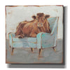 'Moo-ving In IV' by Ethan Harper, Canvas Wall Art,Size 1 Square