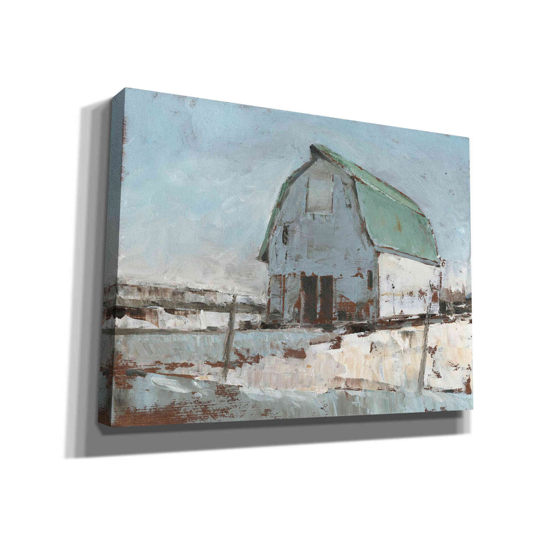 'Plein Air Barn I' by Ethan Harper Canvas Wall Art,Size B Landscape