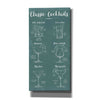 'Mixology Infograph' by Ethan Harper Canvas Wall Art,Size 2 Portrait