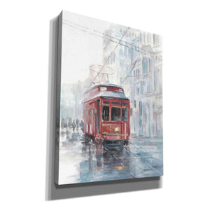 'Watercolor Streetcar Study II' by Ethan Harper Canvas Wall Art,Size B Portrait
