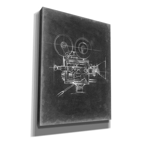 Image of 'Camera Blueprints II' by Ethan Harper Canvas Wall Art,Size C Portrait